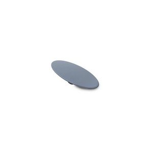 Mono overloopdeksel geemailleerd Blue Satin