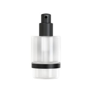 Zeepdispenser 200ml. met wandhouder Black OPAL