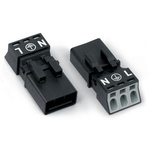 Male 3-polig Cod. A 890-233 VVE=50