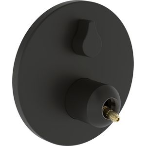Afwerkset bad -en douchekraan Mat zwart