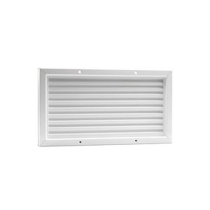 ALU deurrooster 445x245mm wit
