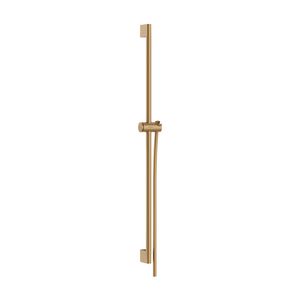 Unica Glijstang Pulsify S 90cm met schuifschuif en Isiflex doucheslang 160cm Brushed Bronze