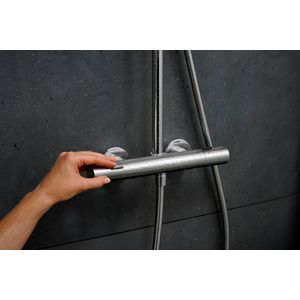 Showerpipe 260 1 straalsoort EcoSmart met thermostaat handdouche 3 straalsoorten chroom Pulsify Puro