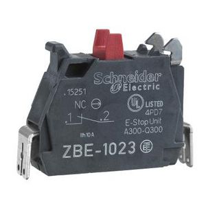 Contactelement drukknop 22mm Zilverlegering Faston VVE=5