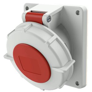 Inbouwwandcontactdoos 16A 5-polig  6H 400V IP67 TwinCONTACT