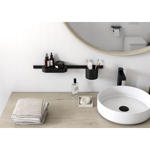 WallStoris bundelsetset badkamer mat zwart