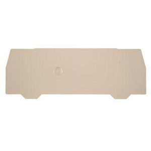 Afsluit- eindplaat (terminal) h:105.8mm b:2mm, VVE=20