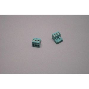 Aansluitklem 3-polig turquoise 73772