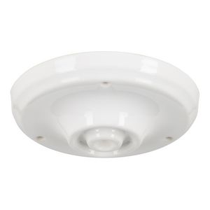 Plafondkap porselein 100x33mm met trekontlaster wit