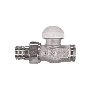 Thermostatische afsluiter TS90 recht 1/2 bt. G3/4 VVE=20