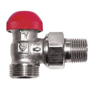 Thermostatische afsluiter TS90 V haaks 1/2 bu. G3/4 VVE=20