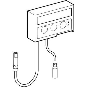 Besturingsmodule voor uri.stuursysteem batterijvoedi