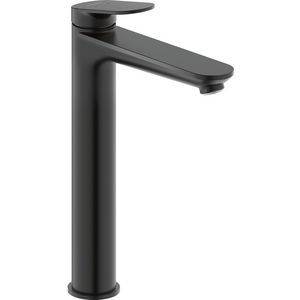Wave 1-hendel wastafelmengkraan XL highriser mat zwart sprong 176mm