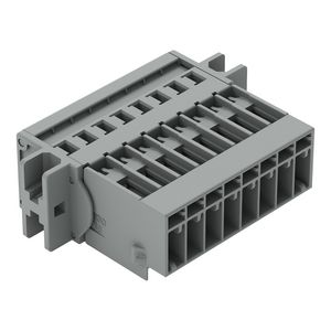 1-draads male steker CAGE CLAMP 4 mm2 grijs VVE=25