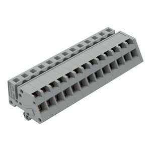 1-draads FE steker HA 2,5mm² grijs 731-513/008-000 VVE=25