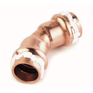 Bochtkoppeling 45° Solar SudoPress Koper FF 18x18mm SPS5041V VVE=10