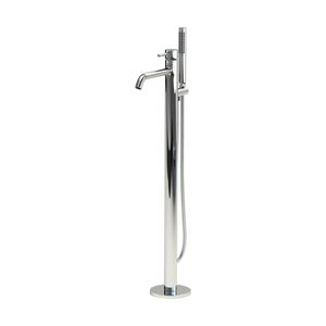 Badmengkraan vrijstaand XO TYPE-13 chroom met staafdouche incl. inbouwdeel