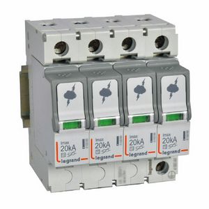 Overspanningsbeveiliger T2-4P-20kA 1.2kV-Uc 320V-4m