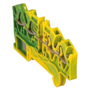 Steekklem groen/geel 5mm 4-polig 4mm² Viking 3 VVE=40