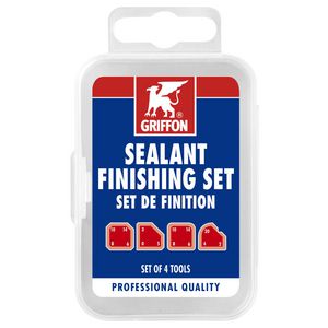 Set afstrijkrubbers Sealant Finishing tbv afwerken kitvoegen