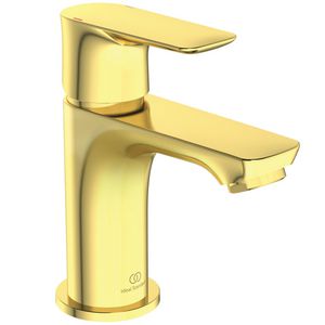 Connect Air wastafelmengkraan piccolo zonder waste brushed gold (mat goudkleurig)