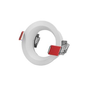 Inbouwarmatuur 50mm rond ø75mm wit
