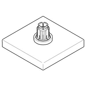Rozet 59,8x59,8x27,43mm chr 04279802900-00