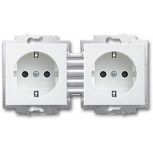 Wcd ra kv dubbel hor centraalplaat inb SI-B alpinwit