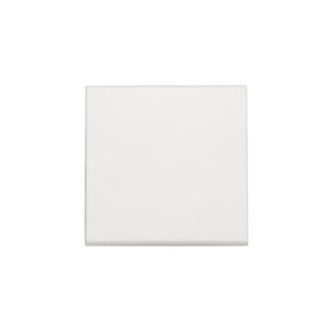 Afwerkingsset enkelv. elektr. schakelaar/knop white