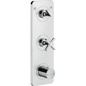 Afbouwdeel AXOR Citterio E thermostaatmodule 38x12 2 functies chroom