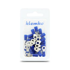 Blister a 25st. geisoleerde ringkabelschoen M4 1,5-2,5mm²