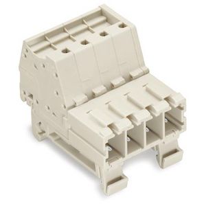 1-draads male steker 10mm² li.grijs 831-3209/007-000 VVE=12