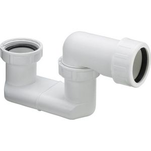 Douchebaksifon 1.1/2" bn. zonder plug+ losse bocht