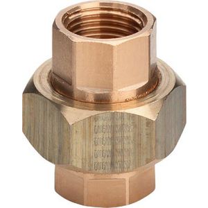 Schroefkoppeling 3-delig brons 1" 3330 VVE=60