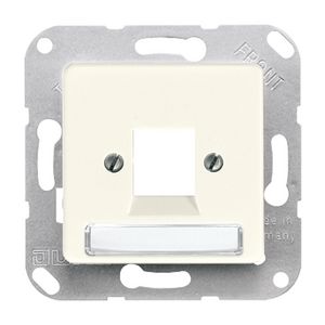 Afdekking wit 50X50 1 voudig voor mod.jack