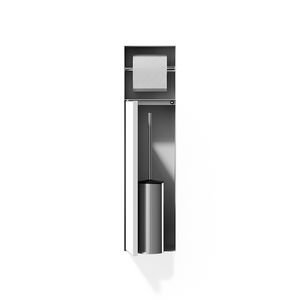 Closed CL9 inbouw closetborstelgarnituur+closetrolhouder wit betegelbaar