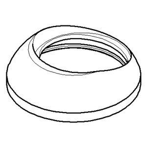 Kapje 45x13,5mm Champagne (22kt Goud)