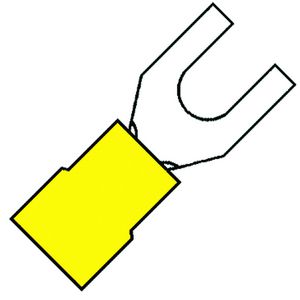 Kist a 100st. Vorkkabelschoen geisol M3,5 4-6mm² PVC