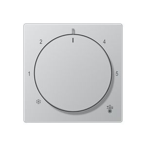 Thermostaatafdekking A slagvast alu
