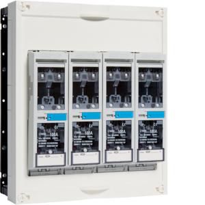 Mespatroonlastscheider-bouwunit univers N 4 x NH000 Cu