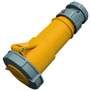 Koppelcontactstop 32A 3-polig  4H 110V IP67 PT
