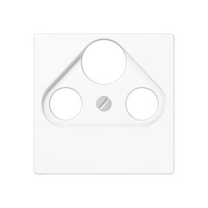 Afdekking AS-univ.alpen wit voor SAT-TV