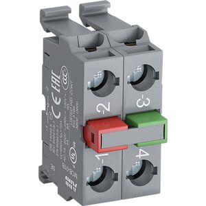 Contactblok voor bodemmontage 1 no + 1 NC
