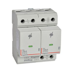 Overspanningsbeveiliger T1-1P + N-25 + 35kA 1.5kV-Uc350V