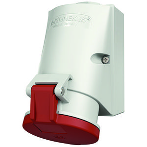 Wandcontactdoos 32A 3-polig  9H 400V IP44 TwinCONTACT