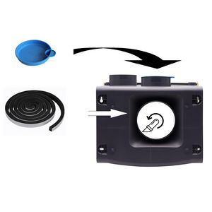 SO-Achter aansluiting set MVS-15 21915030