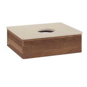 Wastafelonderkast Antao 600x190x500mm Warm Walnut K07113HM