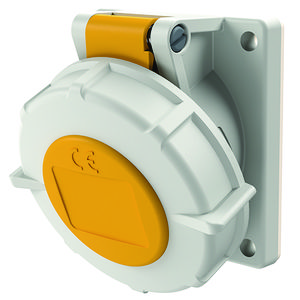Inbouwwandcontactdoos 16A 3-polig  4H 110V IP67 TwinCONTACT