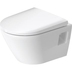 D-NEO #258709 wandcloset verkort 480mm wit diepspoel rimless 4,5ltr. (excl. zitting)
