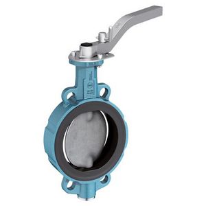 Vlinderklep met hendel Z011-A-Therm F10-V22 DN250 PN6/10/16